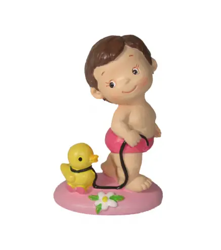 FIGURA PASTEL NIÑA "PATITO"
