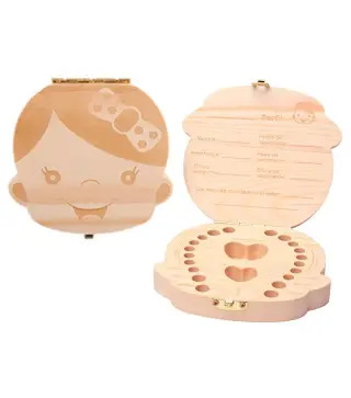 CAJITA DE MADERA PARA GUARDAR DIENTES DE LECHE