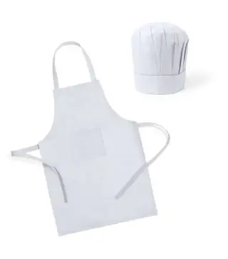 SET DELANTAL + GORRO INFANTIL TALLA ÚNICA NIÑO/A