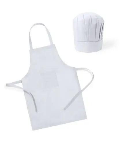 SET DELANTAL + GORRO INFANTIL TALLA ÚNICA NIÑO/A