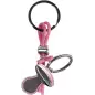 LLAVERO FORMA CHUPETE ROSA EN CAJA DE REGALO