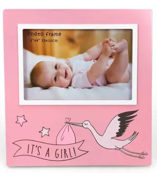 PORTAFOTOS CIGÜEÑA IT'S A GIRL