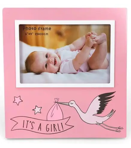 PORTAFOTOS CIGÜEÑA IT'S A GIRL