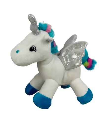 PELUCHE UNICORNIO AZUL