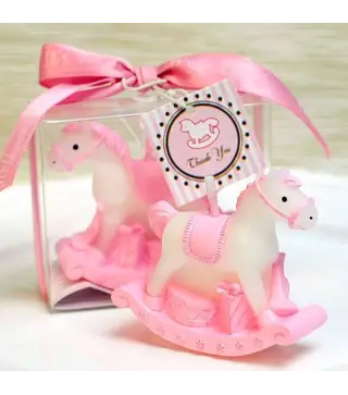 VELA CABALLO BALANCÍN BAUTIZO ROSA
