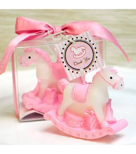VELA CABALLO BALANCÍN BAUTIZO ROSA