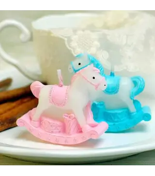 VELA CABALLO BALANCÍN BAUTIZO ROSA