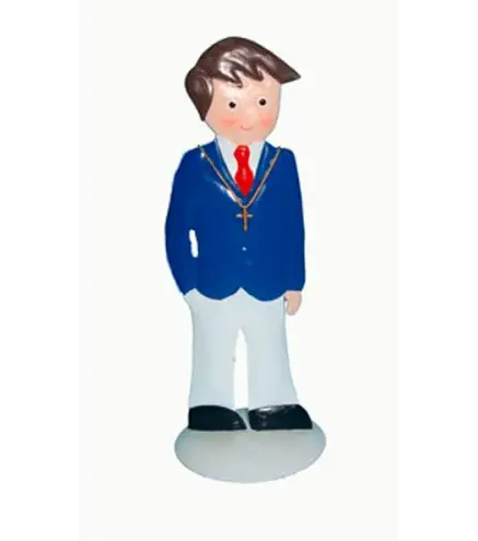 FIGURA METÁLICA COMUNIÓN NIÑO