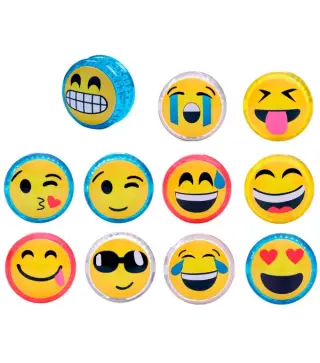 YO YO EMOTICONOS CON LUZ