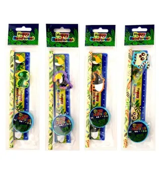 OFERTA! LOTE DE 500 SET 4 PCS PAPELERÍA ANIMALES DE REGALO