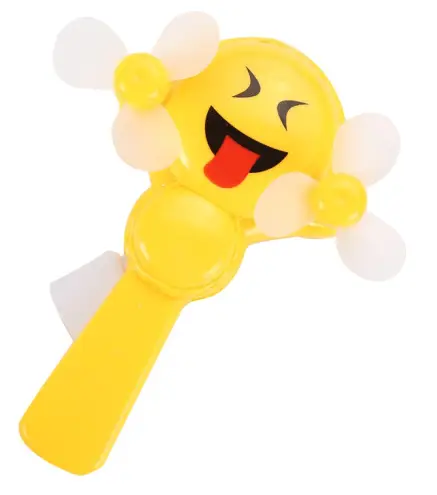 VENTILADOR DE MANO EMOTICONOS