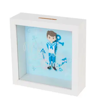 HUCHA DE MADERA COMUNIÓN NIÑO