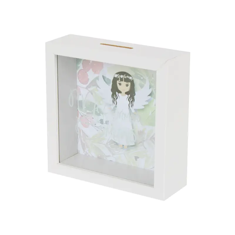 HUCHA DE MADERA COMUNIÓN NIÑA HUCHA DE MADERA COMUNIÓN NIÑA