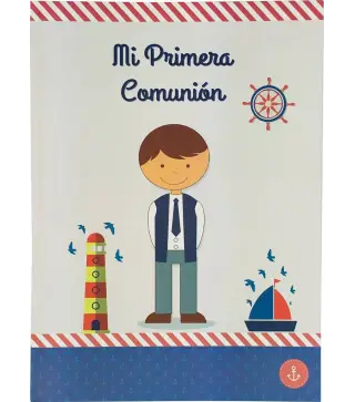 (TARA) LIBRO FIRMAS COMUNIÓN NIÑO SIN ESTUCHE