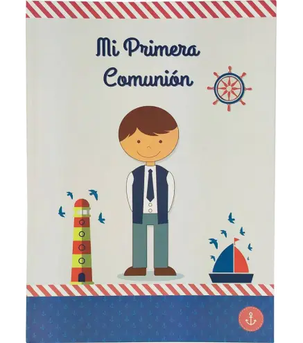 (TARA) LIBRO FIRMAS COMUNIÓN NIÑO SIN ESTUCHE
