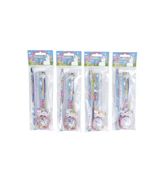 SET 4 PCS PAPELERÍA UNICORNIO DE REGALO