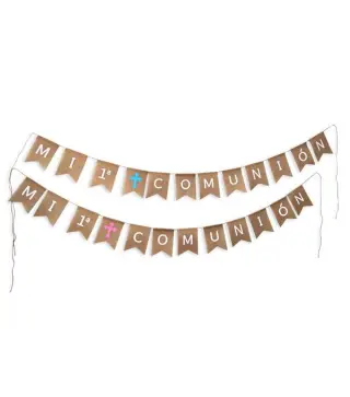 GUIRNALDA KRAFT MI PRIMERA COMUNIÓN ROSA