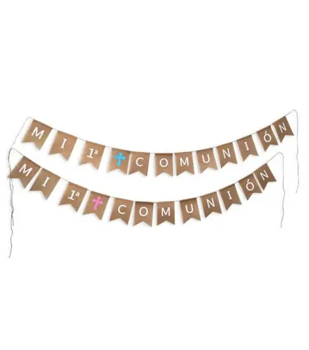 GUIRNALDA KRAFT MI PRIMERA COMUNIÓN ROSA