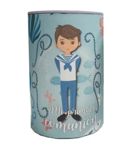 HUCHA METÁLICA MI PRIMERA COMUNIÓN NIÑO