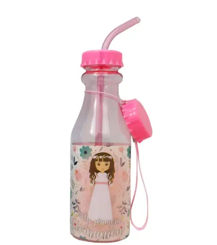 BOTELLA PVC COMUNIÓN NIÑA 500 ML