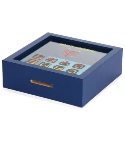 HUCHA DE MADERA GAME OVER