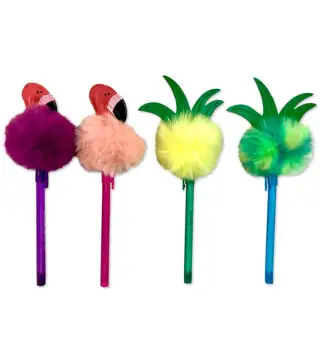 BOLÍGRAFO POMPÓN TROPICAL