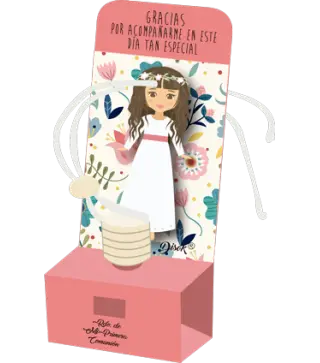 AMBIENTADOR PARA COCHE COMUNIÓN NIÑA