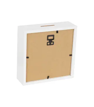 HUCHA MADERA BLANCA PARA PERSONALIZAR