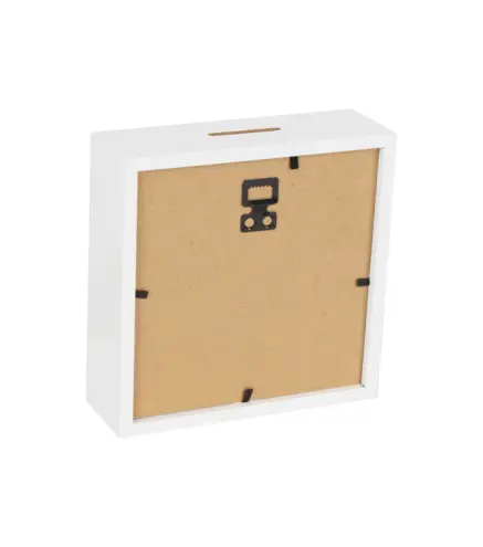 HUCHA MADERA BLANCA PARA PERSONALIZAR