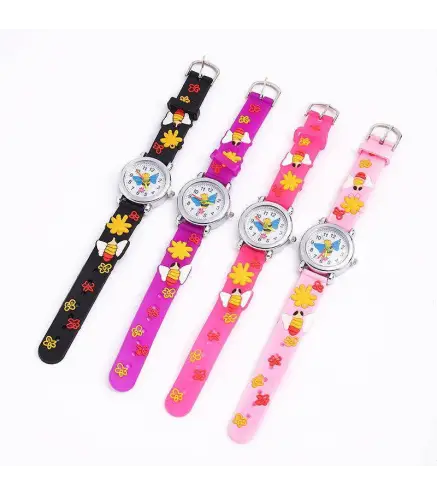 RELOJ ABEJA SILICONA - RELOJES INFANTILES NIÑAS CUMPLEAÑOS