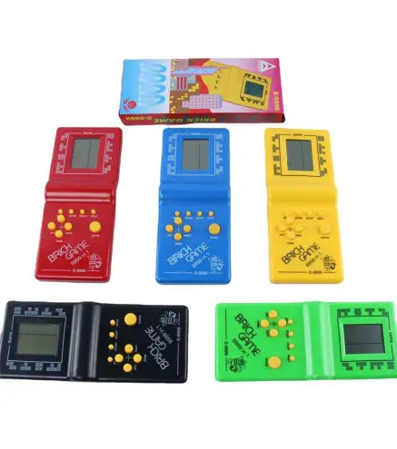 CONSOLA RETRO JUEGOS BRICK TETRIS EN CAJA