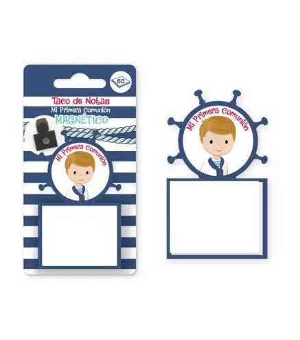 TACO DE NOTAS IMÁN MI PRIMERA COMUNIÓN