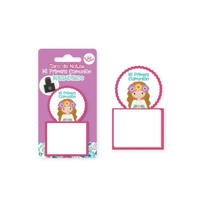TACO DE NOTAS IMÁN MI PRIMERA COMUNIÓN