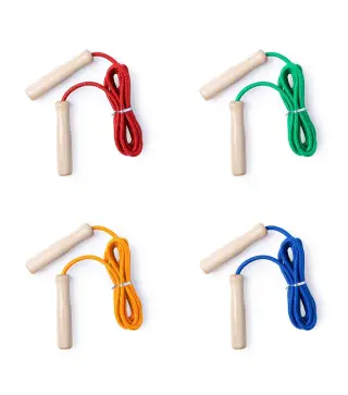 COMBA SALTAR DE MADERA 240 CM NARANJA