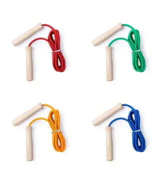 COMBA SALTAR DE MADERA 240 CM VERDE