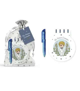 MI PRIMERA COMUNION LIBRETA + BOLI EN BOLSITA