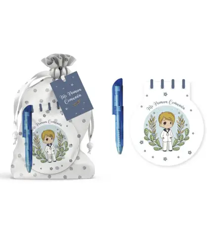 MI PRIMERA COMUNION LIBRETA + BOLI EN BOLSITA