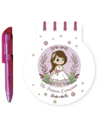 MI PRIMERA COMUNION LIBRETA + BOLI EN BOLSITA