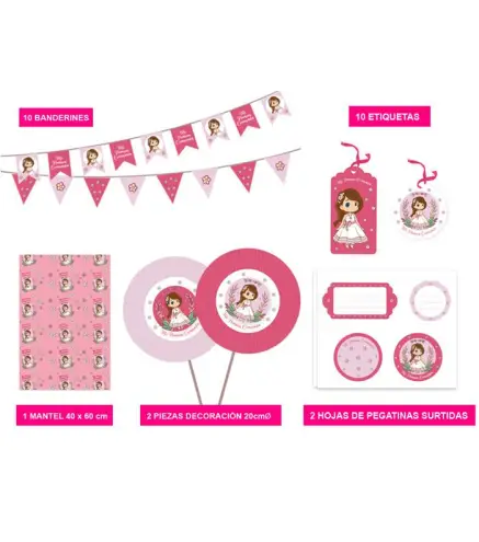 SET CANDY-BAR PRIMERA COMUNIÓN NIÑA