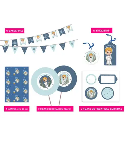 SET CANDY-BAR PRIMERA COMUNIÓN NIÑO