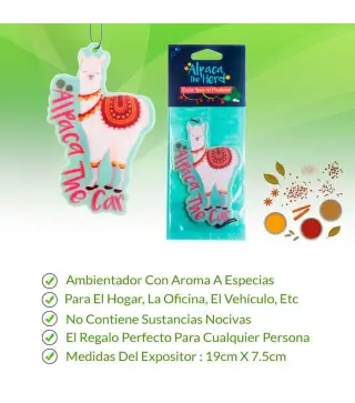 LOTE 50 AMBIENTADORES PARA COCHE LLAMA
