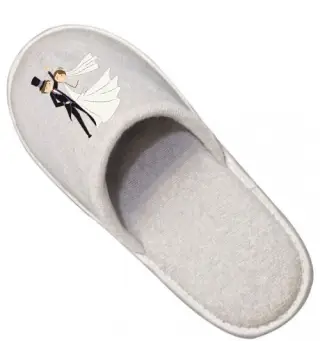 ZAPATILLAS DE ALGODÓN PARA BODAS (IMPRESIÓN NO INC