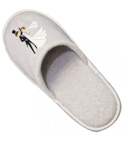 ZAPATILLAS DE ALGODÓN PARA BODAS (IMPRESIÓN NO INC