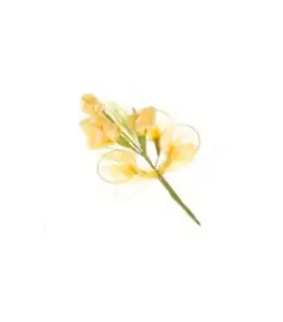 RAMILLETE DE TELA LIRIO AMARILLO