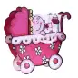 BOLSA DE REGALO & PRESENTACION COCHECITO ROSA