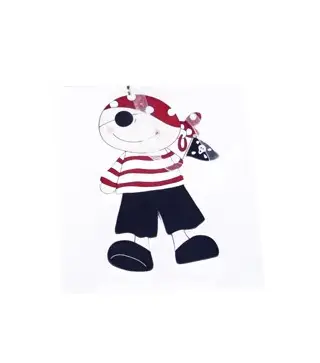 PUNTO DE LIBRO PIRATA MADERA NIÑO