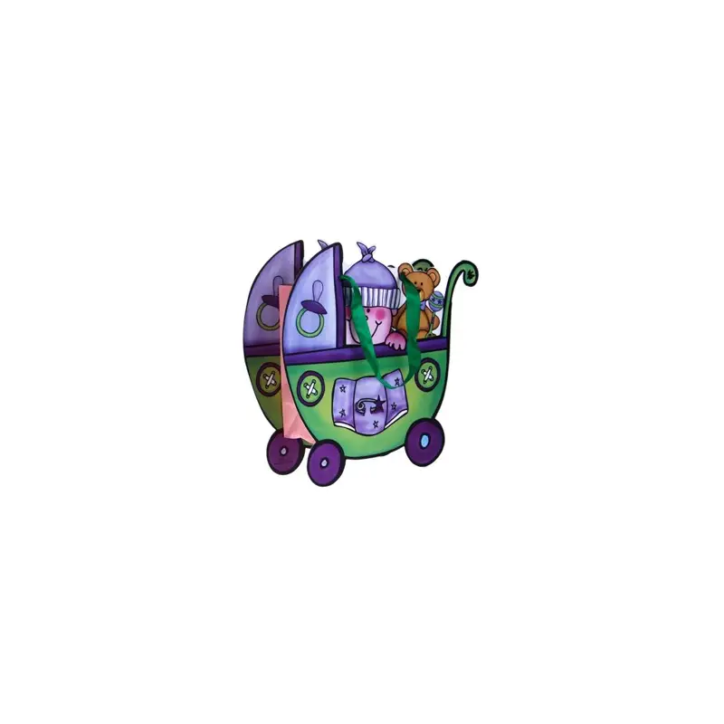 BOLSA DE REGALO & PRESENTACION COCHECITO VERDE