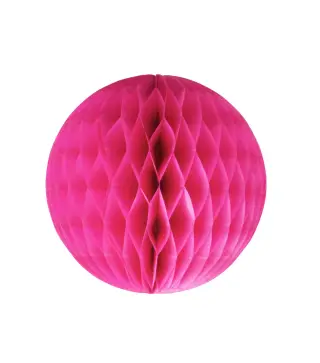POMPONES NIDO 20CM FUCSIA