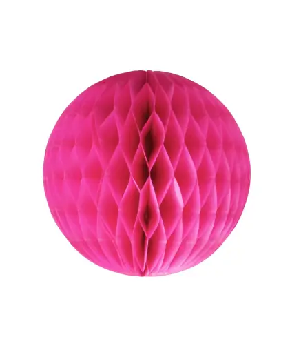 POMPONES NIDO 20CM FUCSIA