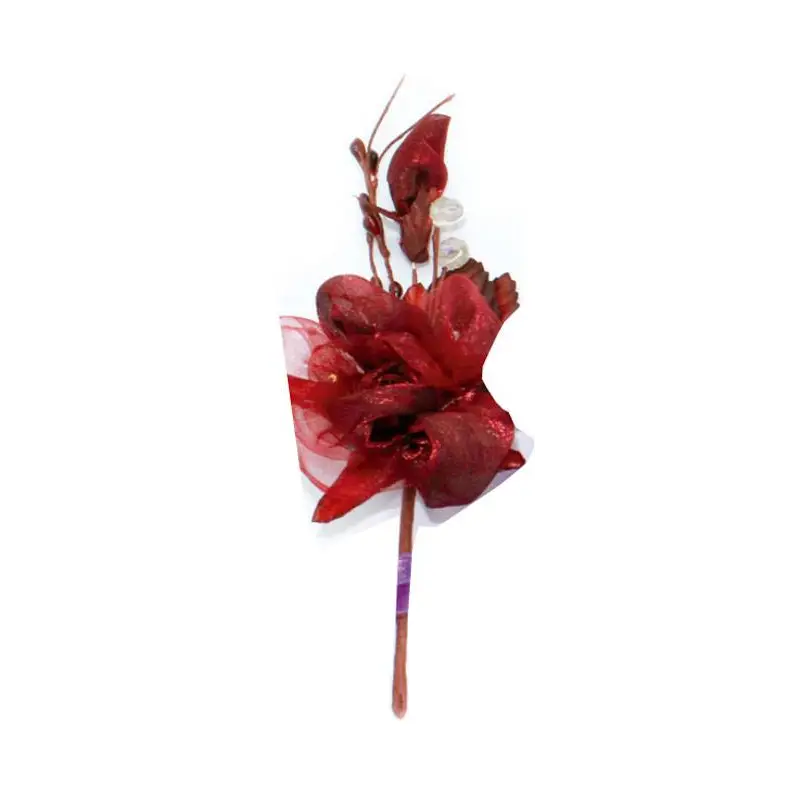 FLOR DE TELA GRANDE GRANATE FLOR DE TELA GRANDE GRANATE
